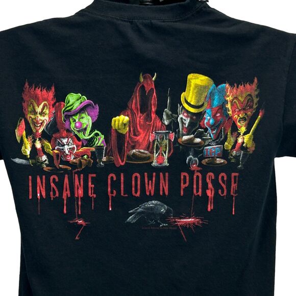 Insane Clown Posse T Shirt Mens Small ICP Your Last Supper Juggalo 2010 Black - Picture 8 of 9
